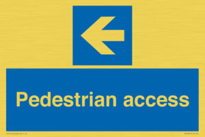 Pedestrian access